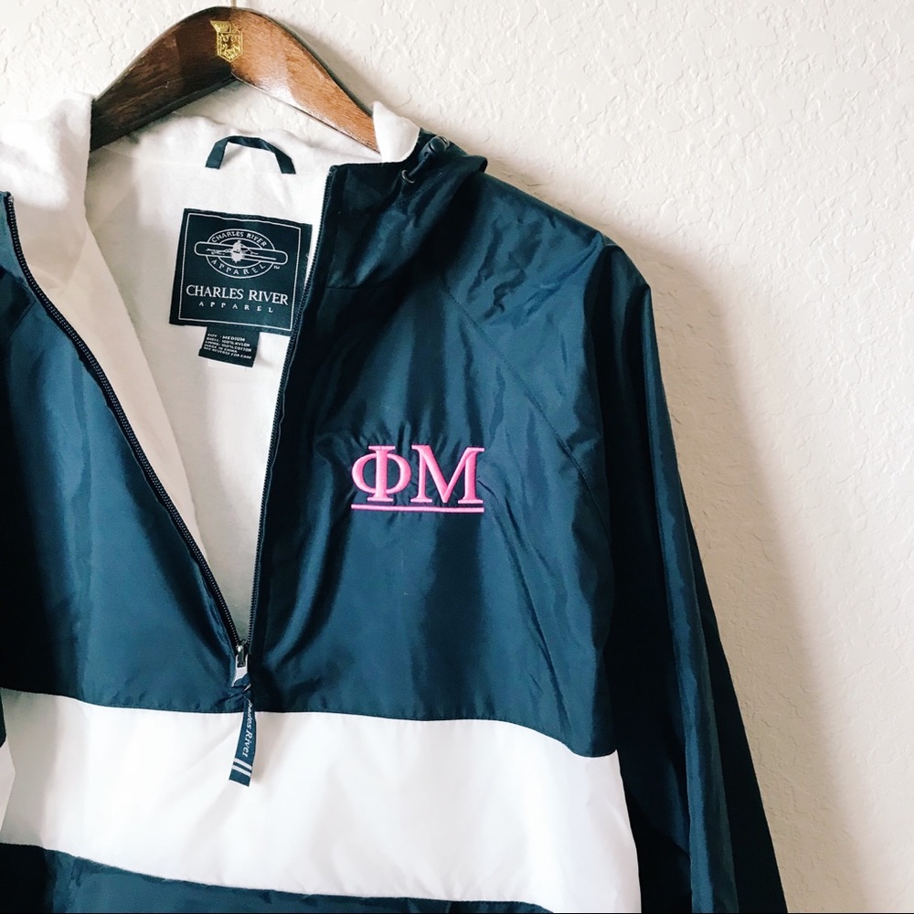 Phi Mu Sorority Rain Jacket